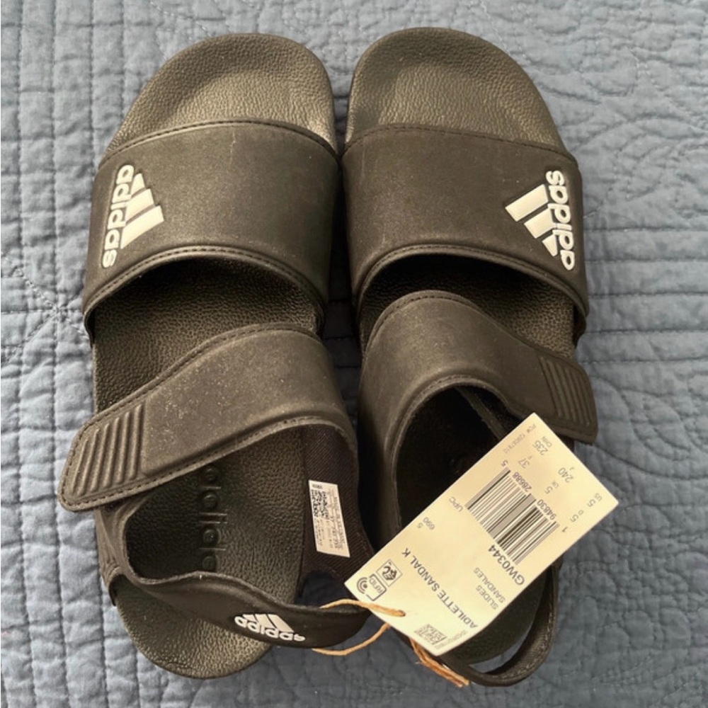 Adidas Kids’ Adilette Black Sandals
